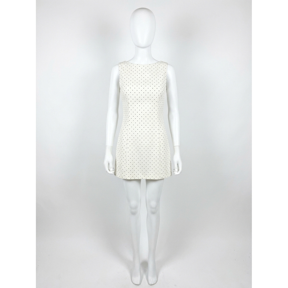 NEW SOFIE THE LABEL louisa dot dress in white